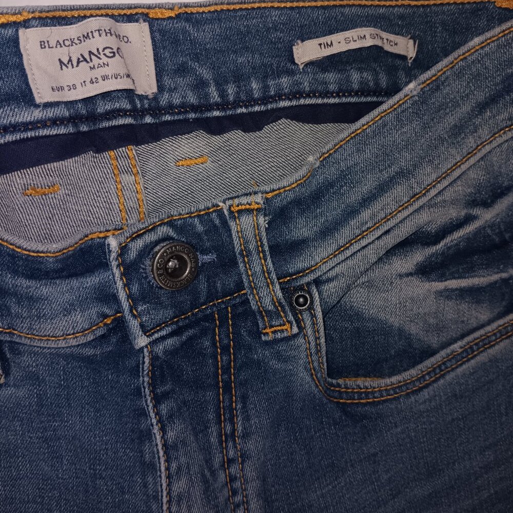 Blacksmith & Co. Mango Man Tim Slim Strecth Jeans View 4